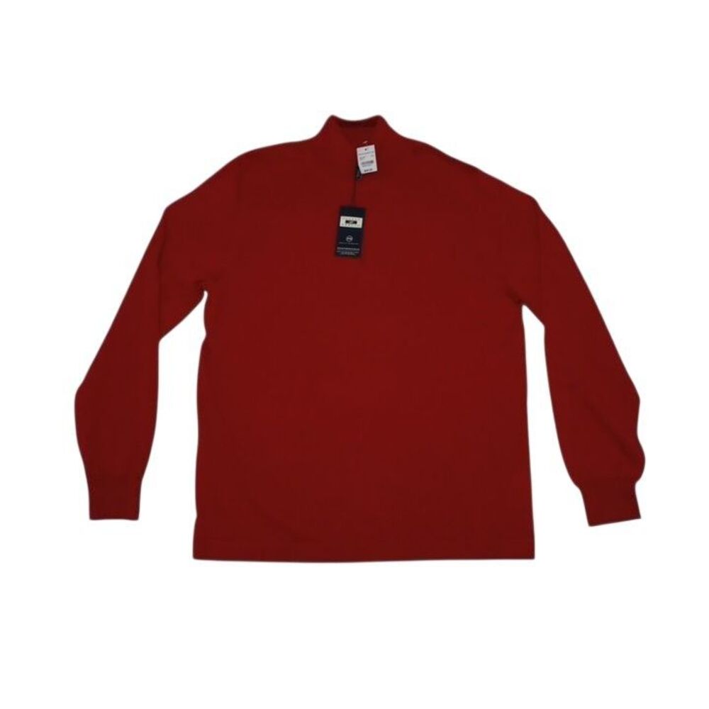 Joseph Abbound Men's Large‎ Pullover Sweater NEW WITH TAGS Red Merino Wool Blend